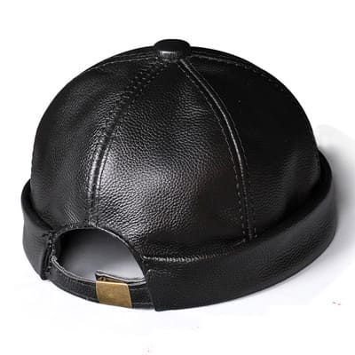 Boston Genuine Leather Docker Cap