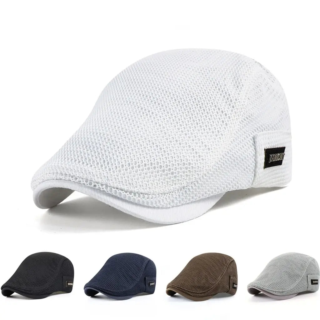 Jamont Golf Mesh Flat Cap Breathable