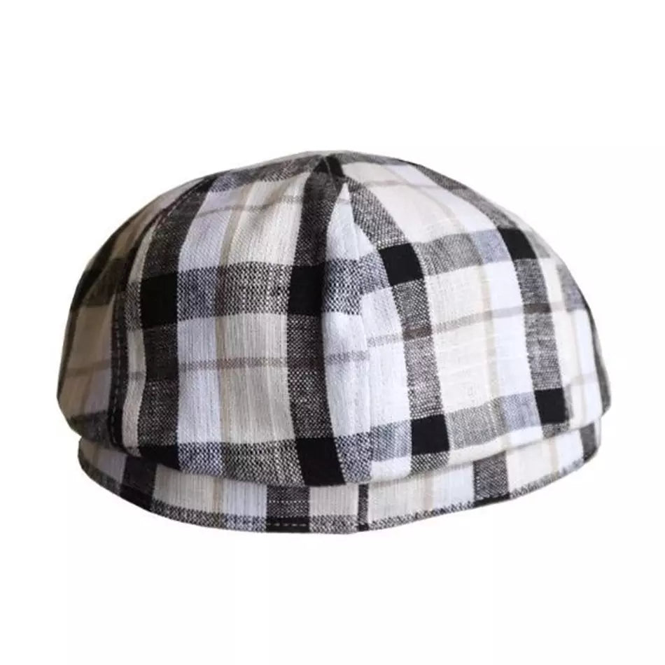 newsie-bakerboy-paperboy-cabbie-hat-plaid-retro