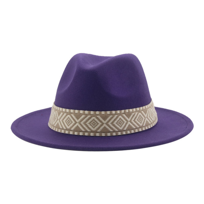 Arenys Mosaic Band Fedora Hat