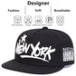 Manhattan-Bronx-Brookilin-Queens-Dark-Retro-Vintage-Men-Women-Mesh-Baseball-Hat