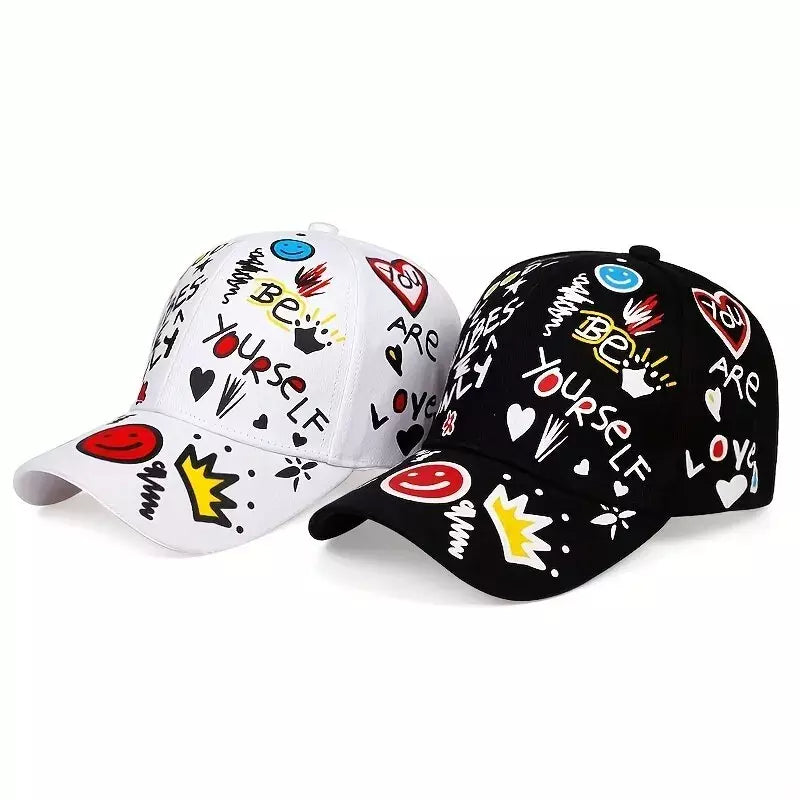 men-women-hat-summer-graffiti-vintage-retro