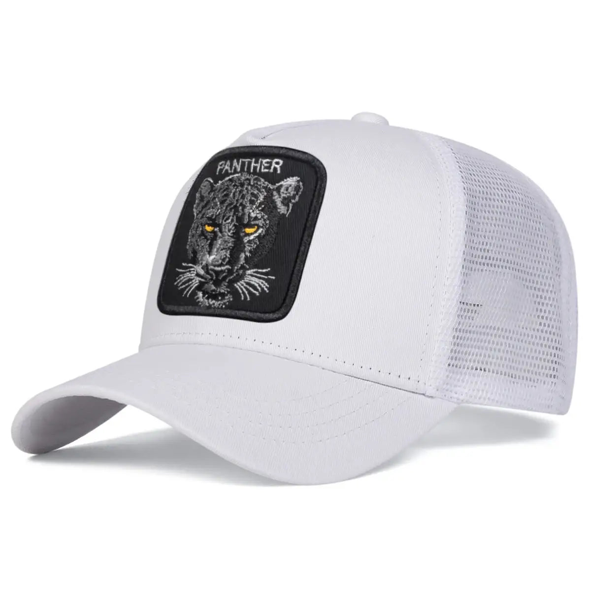 Animal-Wild-Cat-Predator-Artistic-Veggie-Dark-Retro-Vintage-Men-Women-Mesh-Baseball-Hat