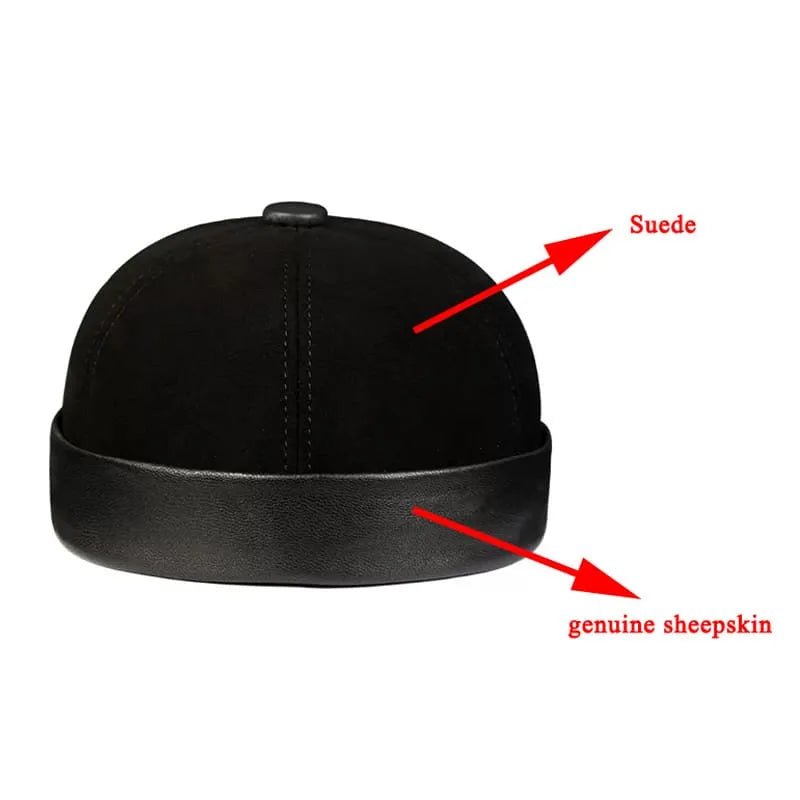 pure-authentic-leather-brimless-hat