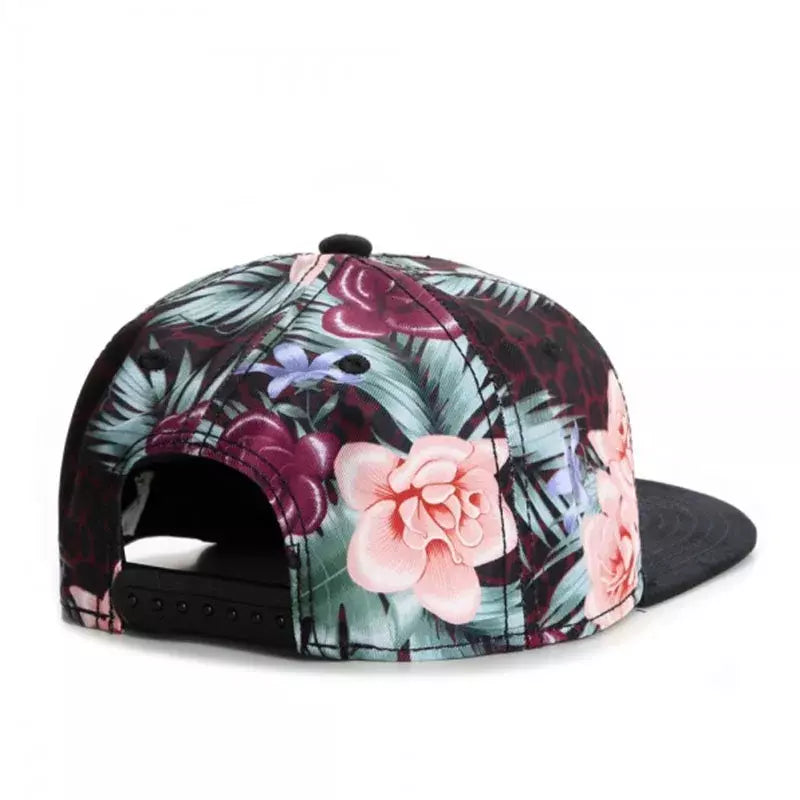 men-women-flat-visor-roses-baseball-hat