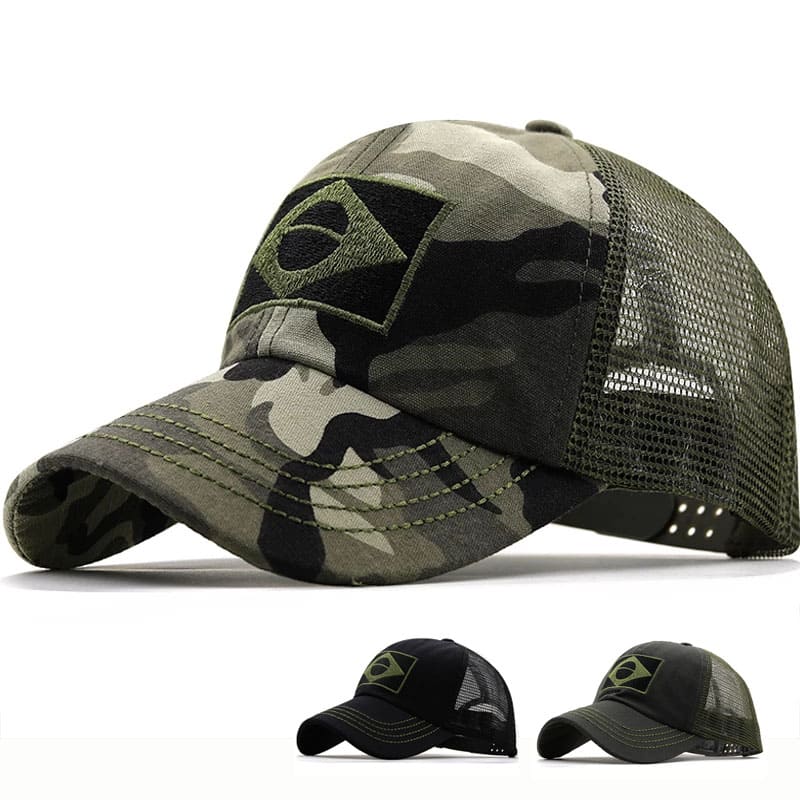 Brazil Army Trucker Cap | Mesh Baseball Cap – Ghelter