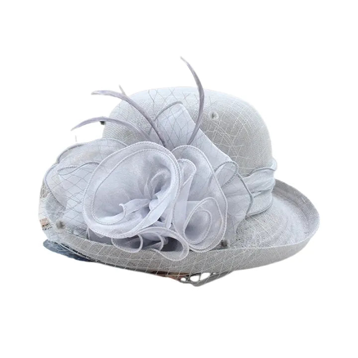 wedding-church-hat-floral-classic