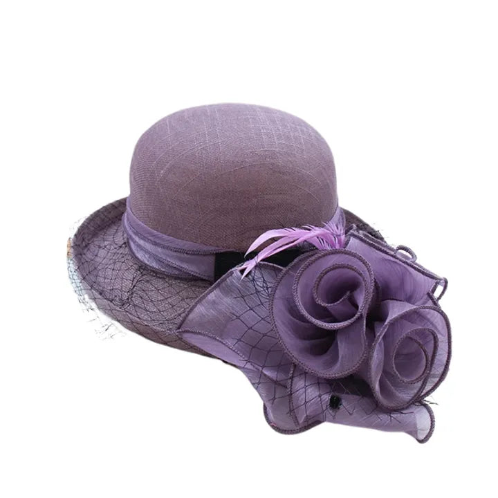 wedding-church-hat-floral-classic