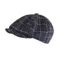  newsie-bakerboy-paperboy-cabbie-hat-linen-cotton-tartan