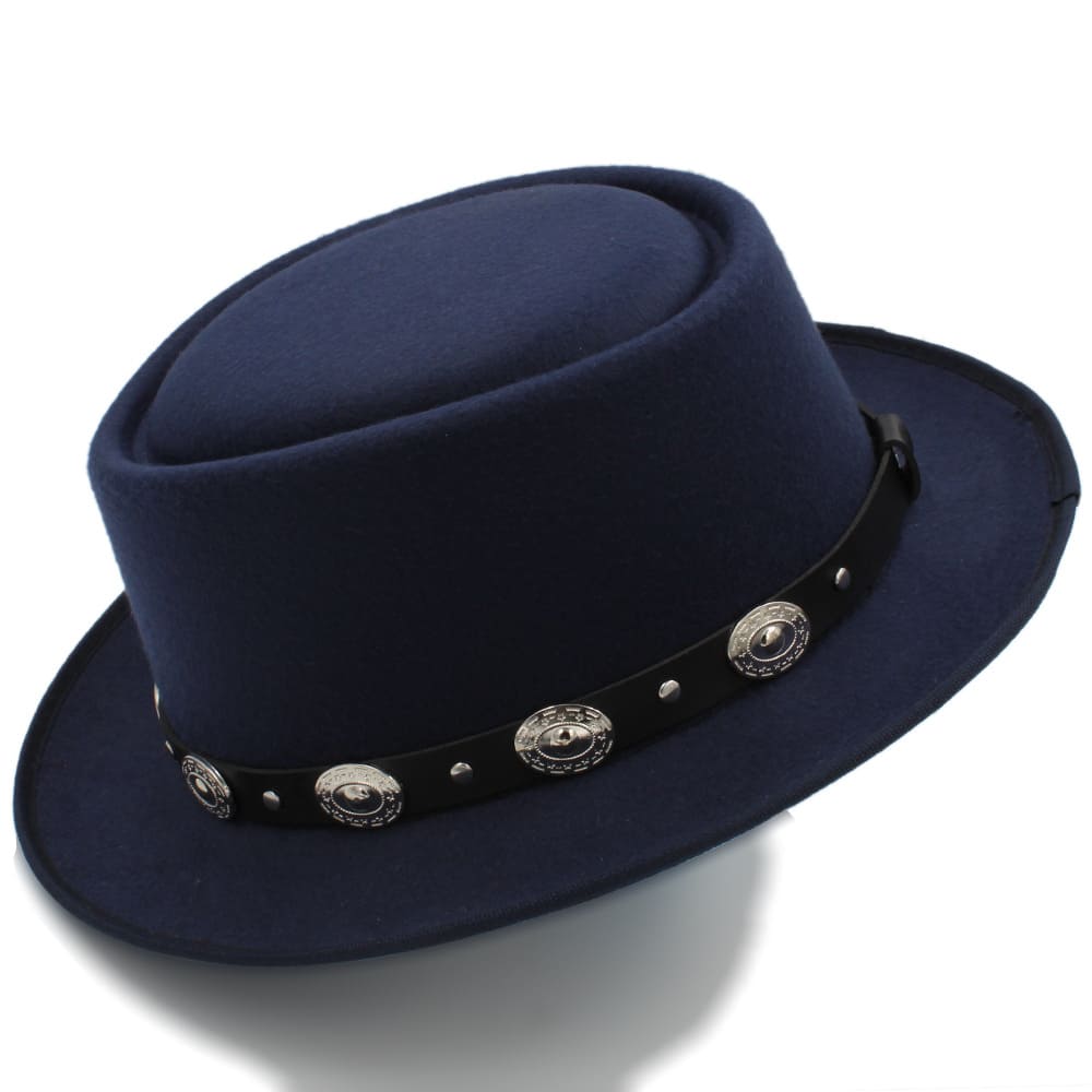 Charlotte Wool Porkpie Hat