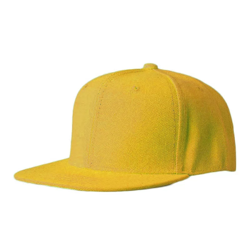 Classic Plain Snapback Cap