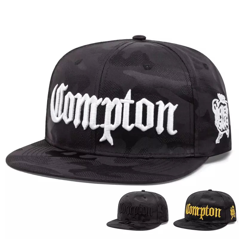 Compton Black Camouflage Snapback Cap – Ghelter