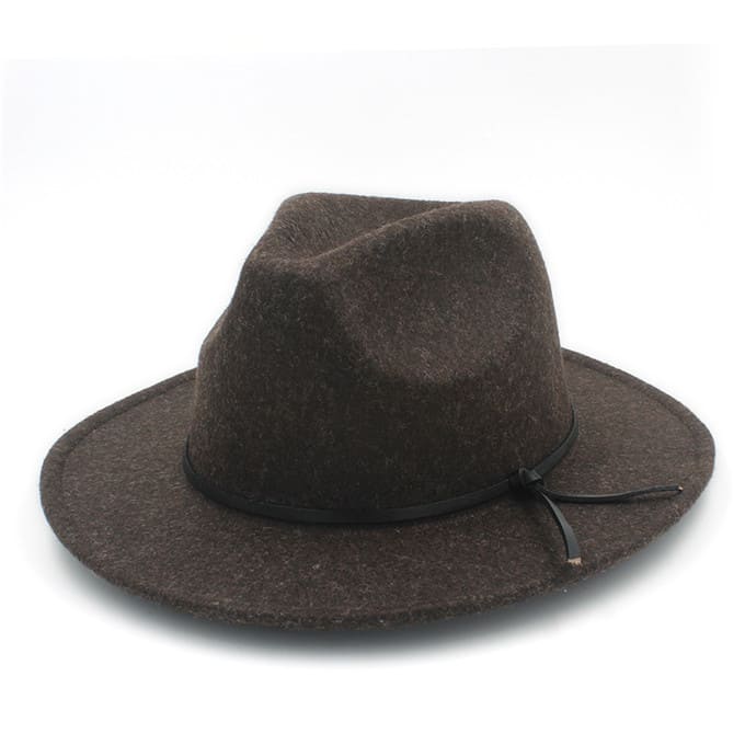 Dennis Plain Wool Fedora Hat