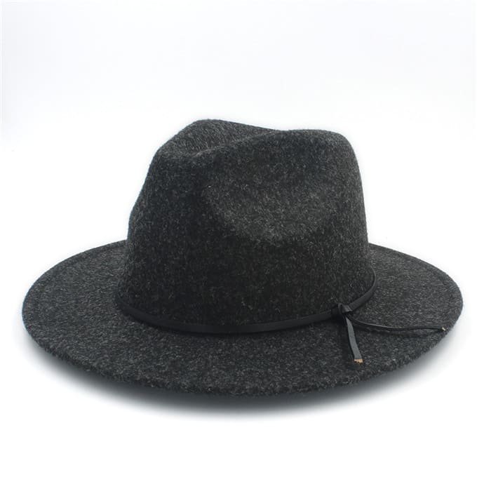 Dennis Plain Wool Fedora Hat