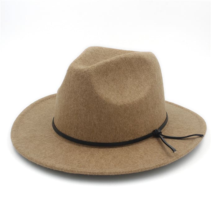 Dennis Plain Wool Fedora Hat