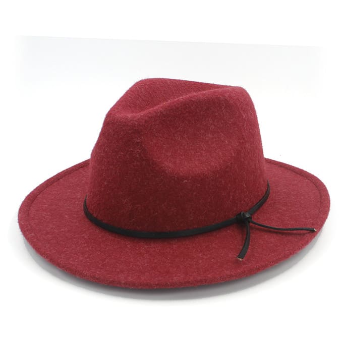 Dennis Plain Wool Fedora Hat