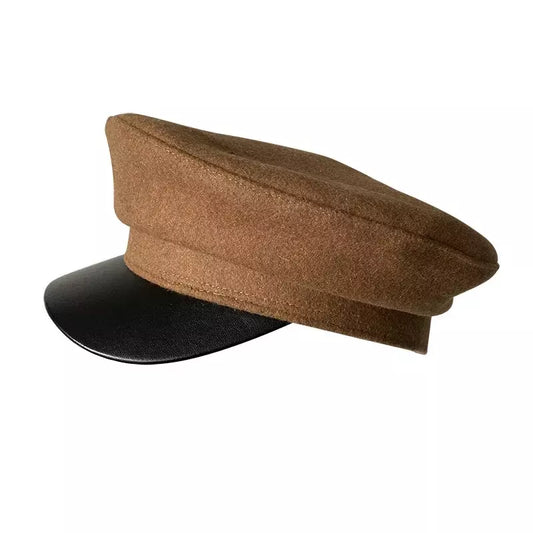 fiddler-breton-hat-military-plain-leather-men-women-retro