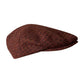 Durham Red Plaid Wool Flat Cap