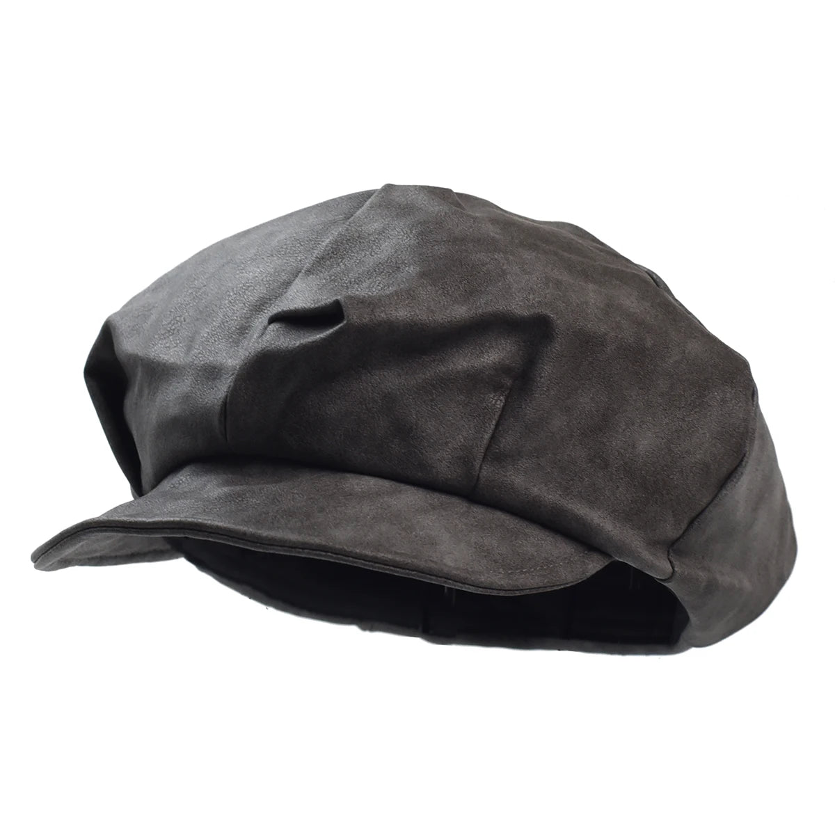 Japan-Vegan-Dark-Retro-Vintage-Men-Women-Plain-Newsie-Bakerboy-Paperboy-Cabbie-Hat