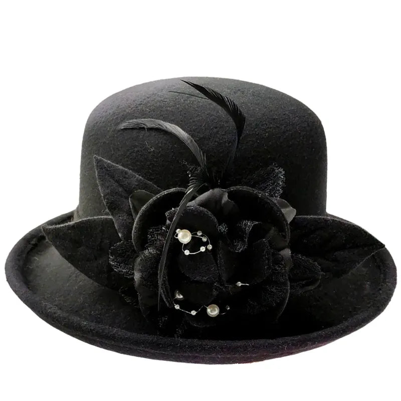 wedding-derby-hat-ladies-women-woolen