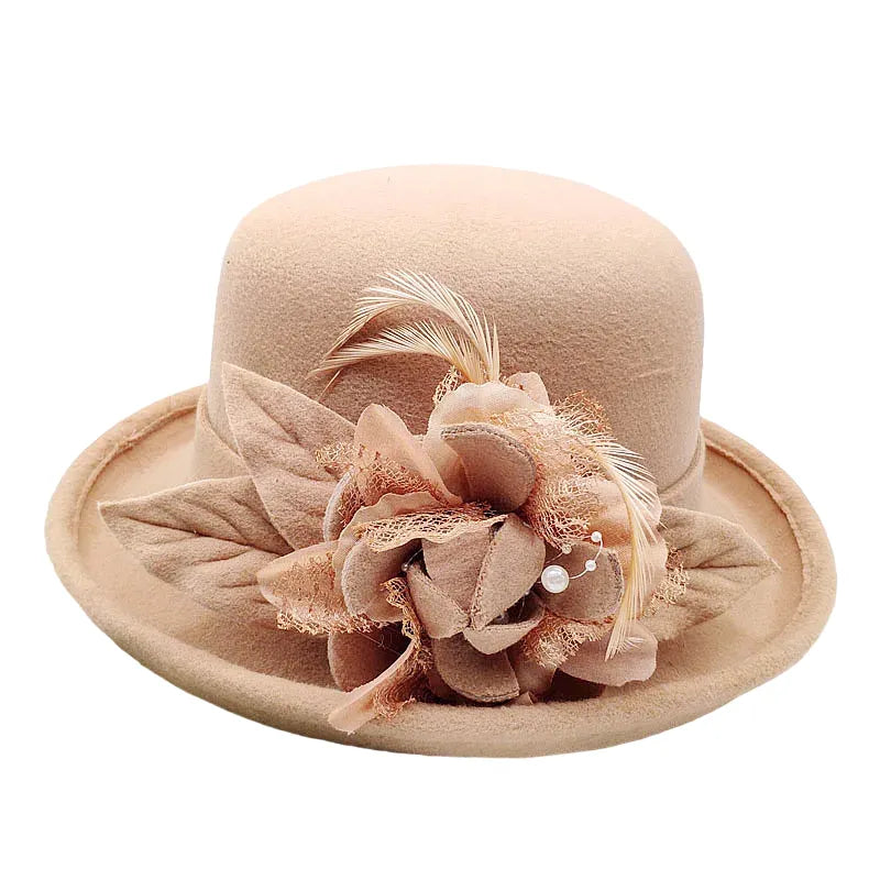 wedding-derby-hat-ladies-women-woolen