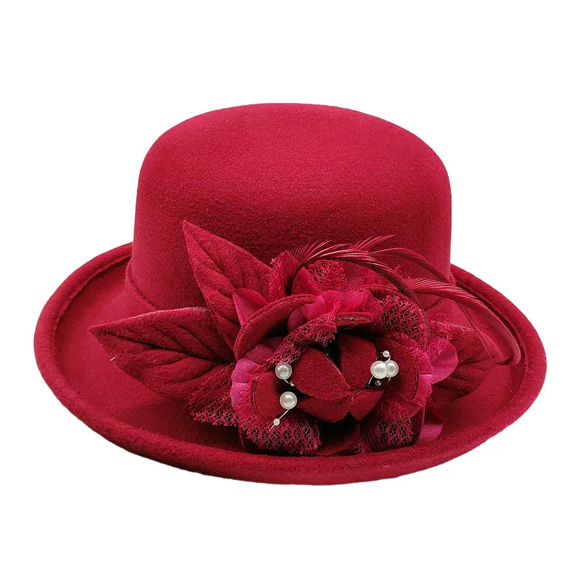 wedding-derby-hat-ladies-women-woolen