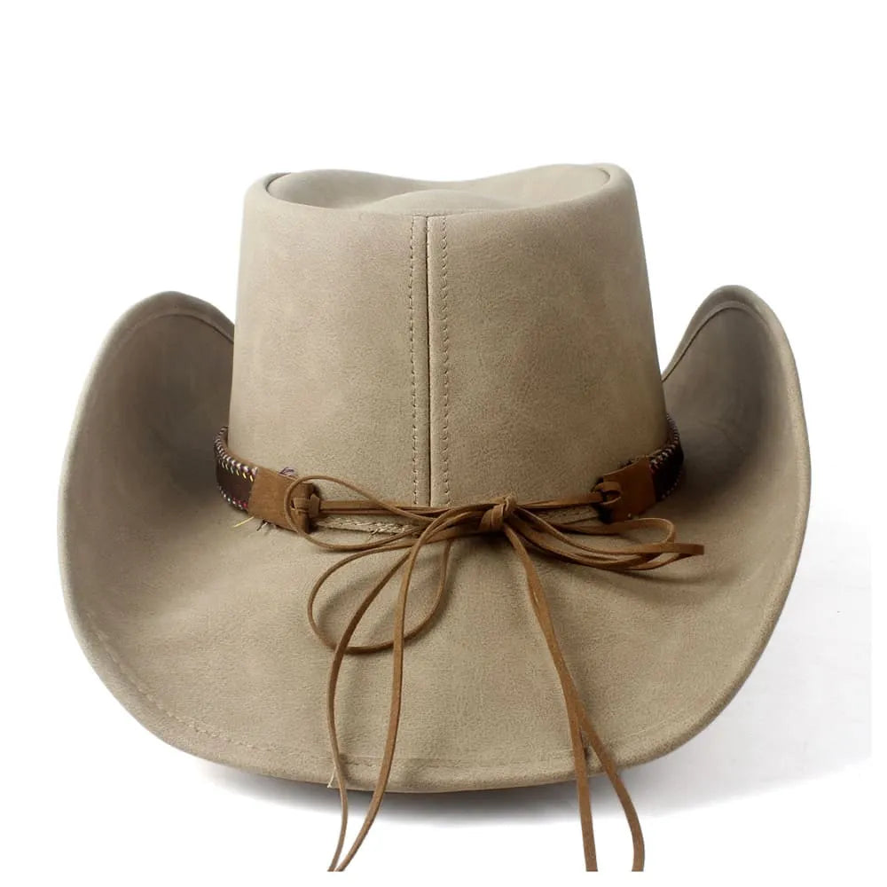 western-hat-pure-authentic-leather-beige