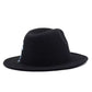 Hand Painted Rose Black Fedora Hat