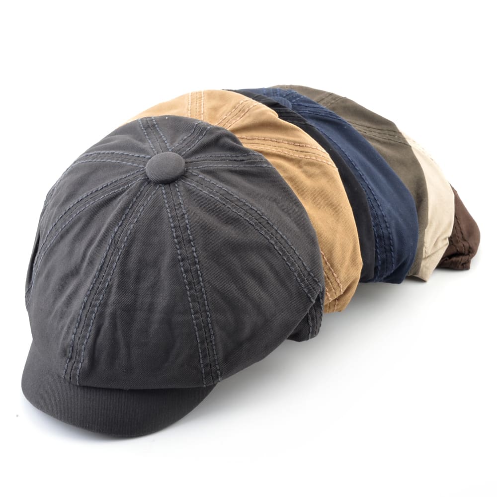 Harbor Plain Cotton Newsboy Cap