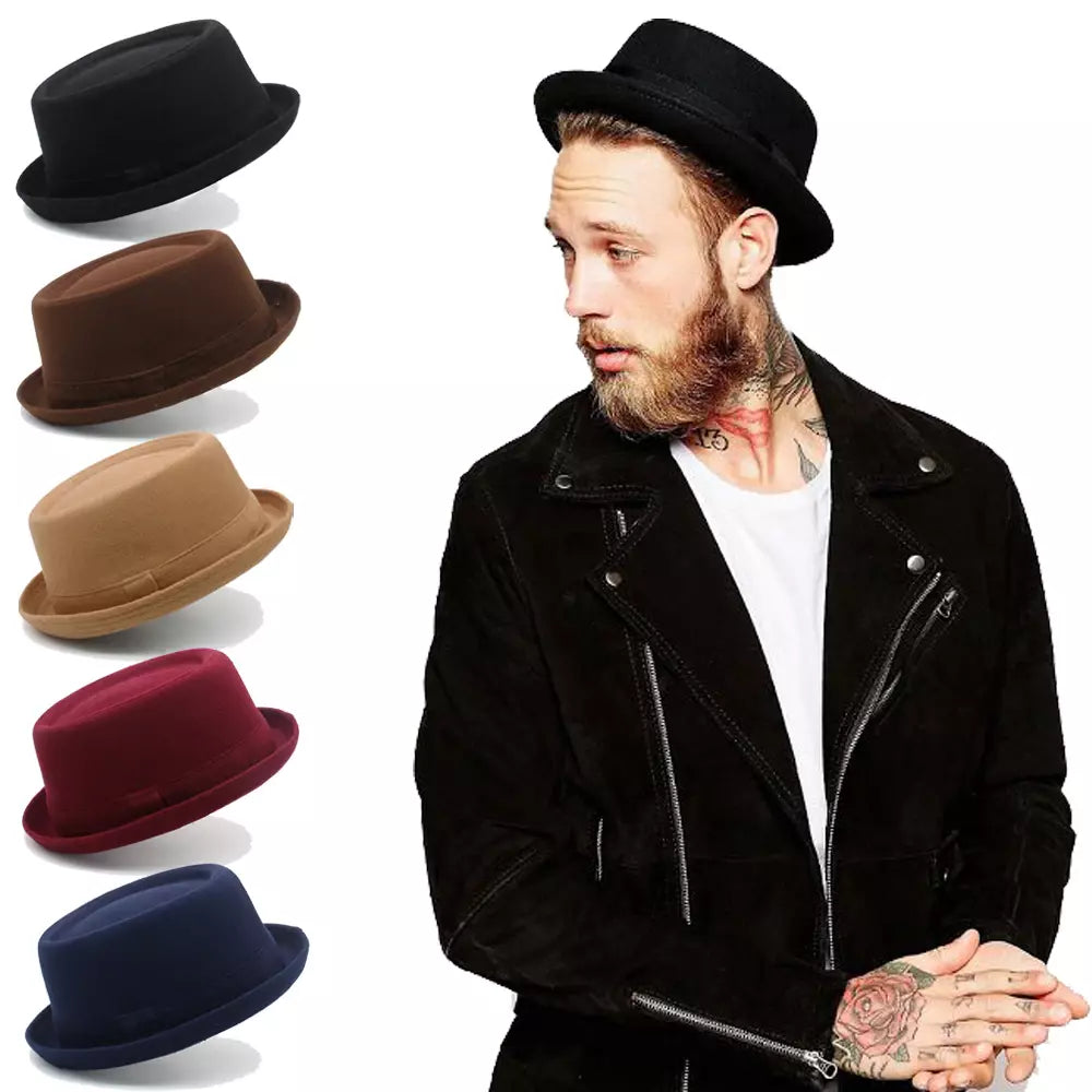 Harris Plain Wool Porkpie Hat