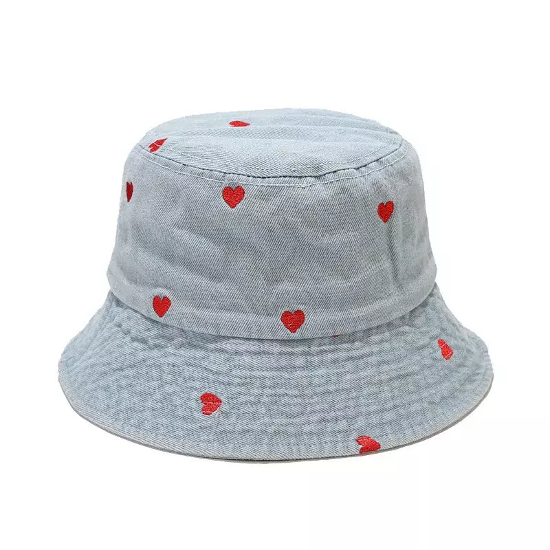 fisherman-hat-retro-vintage-classic-denim-red