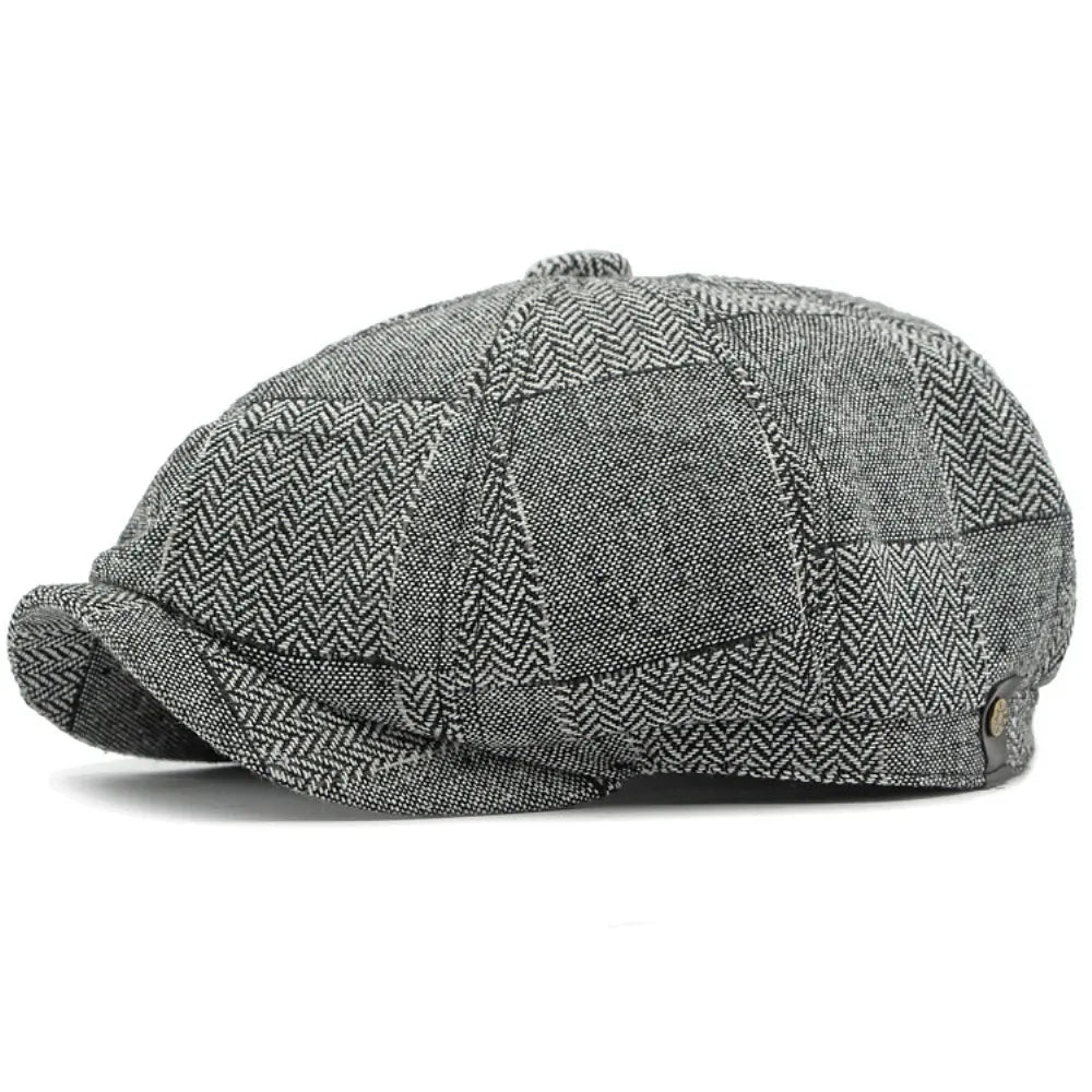 newsie-bakerboy-paperboy-cabbie-hat-vintage