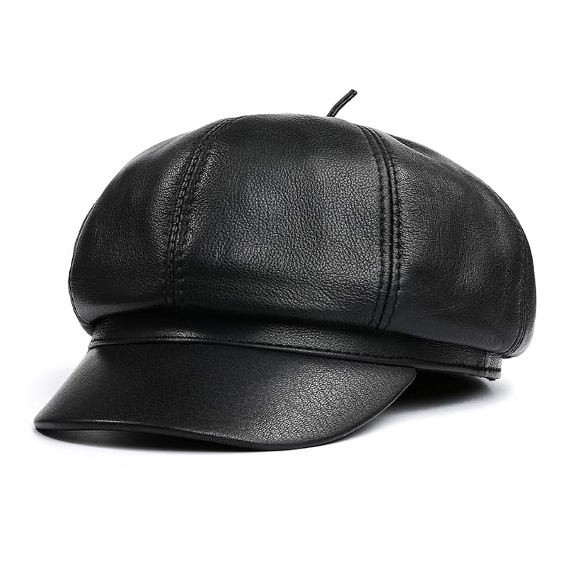 Joliet Genuine Leather Newsboy Cap – Ghelter