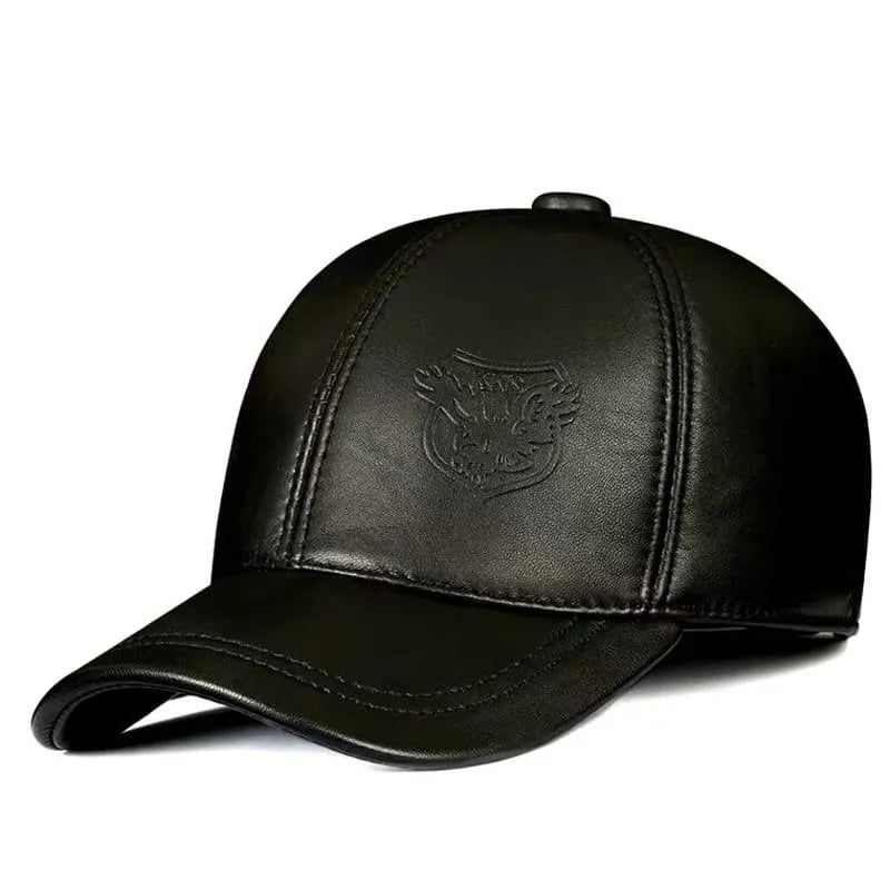 hat-pure-authentic-cowhide-leather-winter