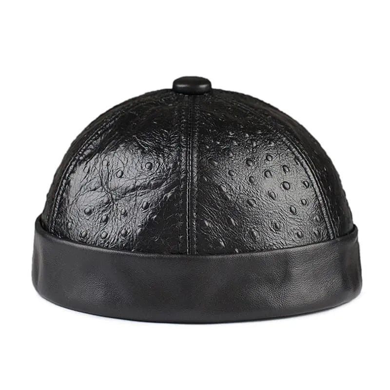 brimless-hat-pure-authentic-leather-adjustable