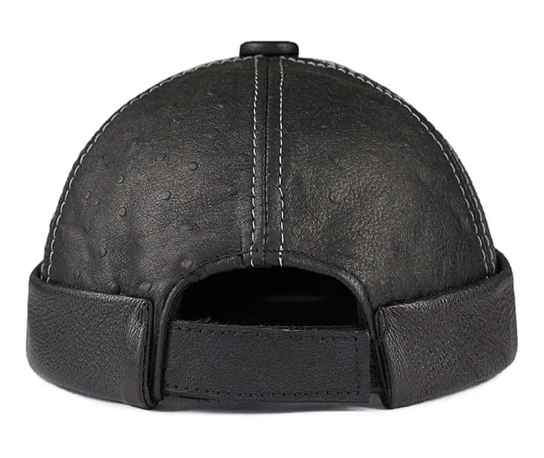 brimless-hat-pure-authentic-leather-adjustable