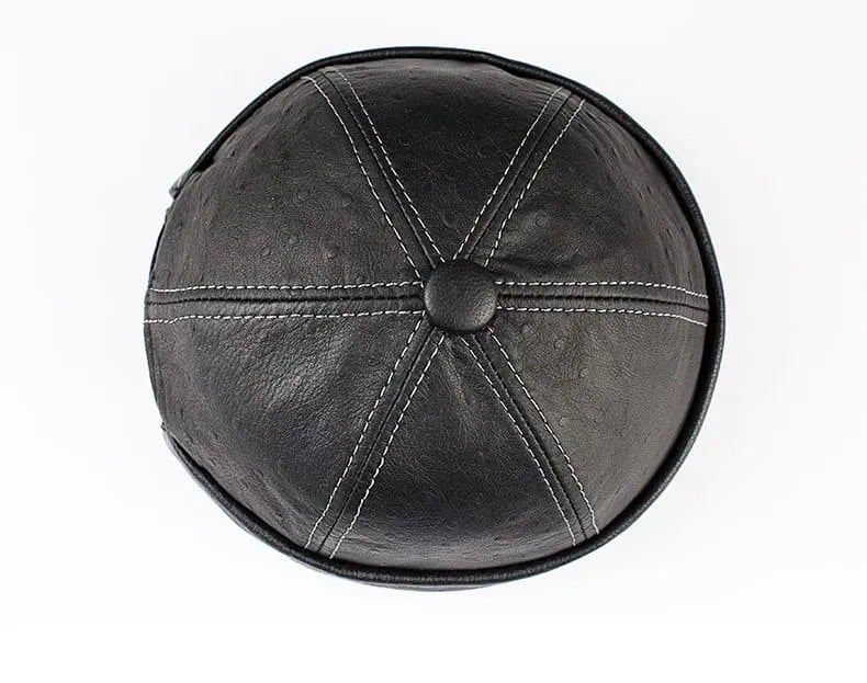 brimless-hat-pure-authentic-leather-adjustable