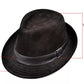 Vintage-Cowhide-Fedora-Hat-Pure-authentic-leather