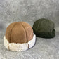 Winter-Men-Women-Cotton-Wool-Vintage-Snow-Brimless-Hat