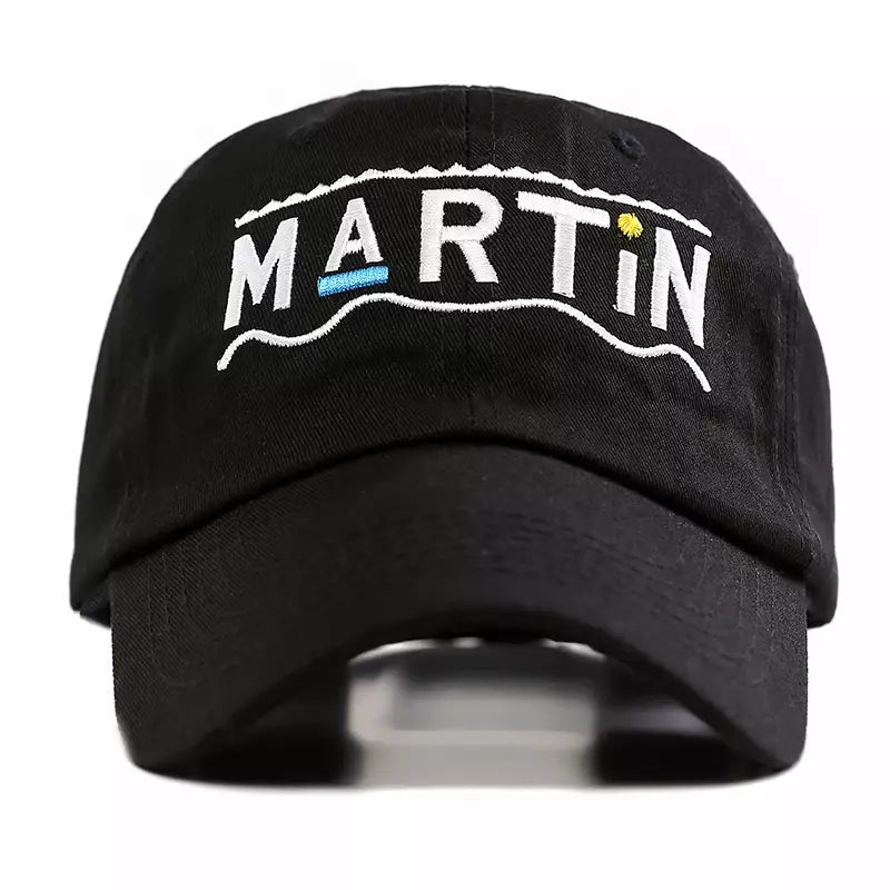 Martin Black Cotton Baseball Cap