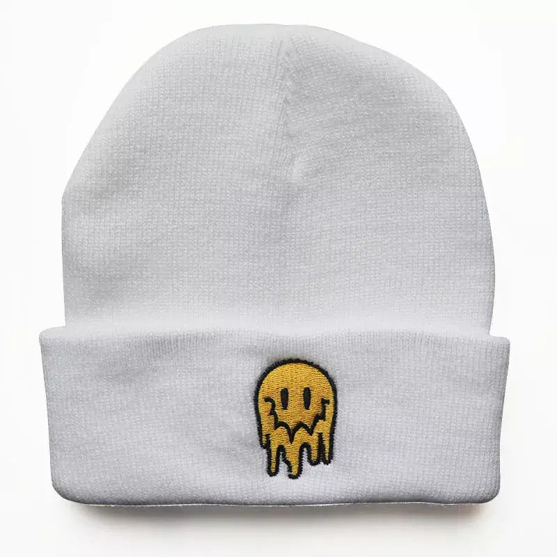 Melting Smiley Winter Beanie