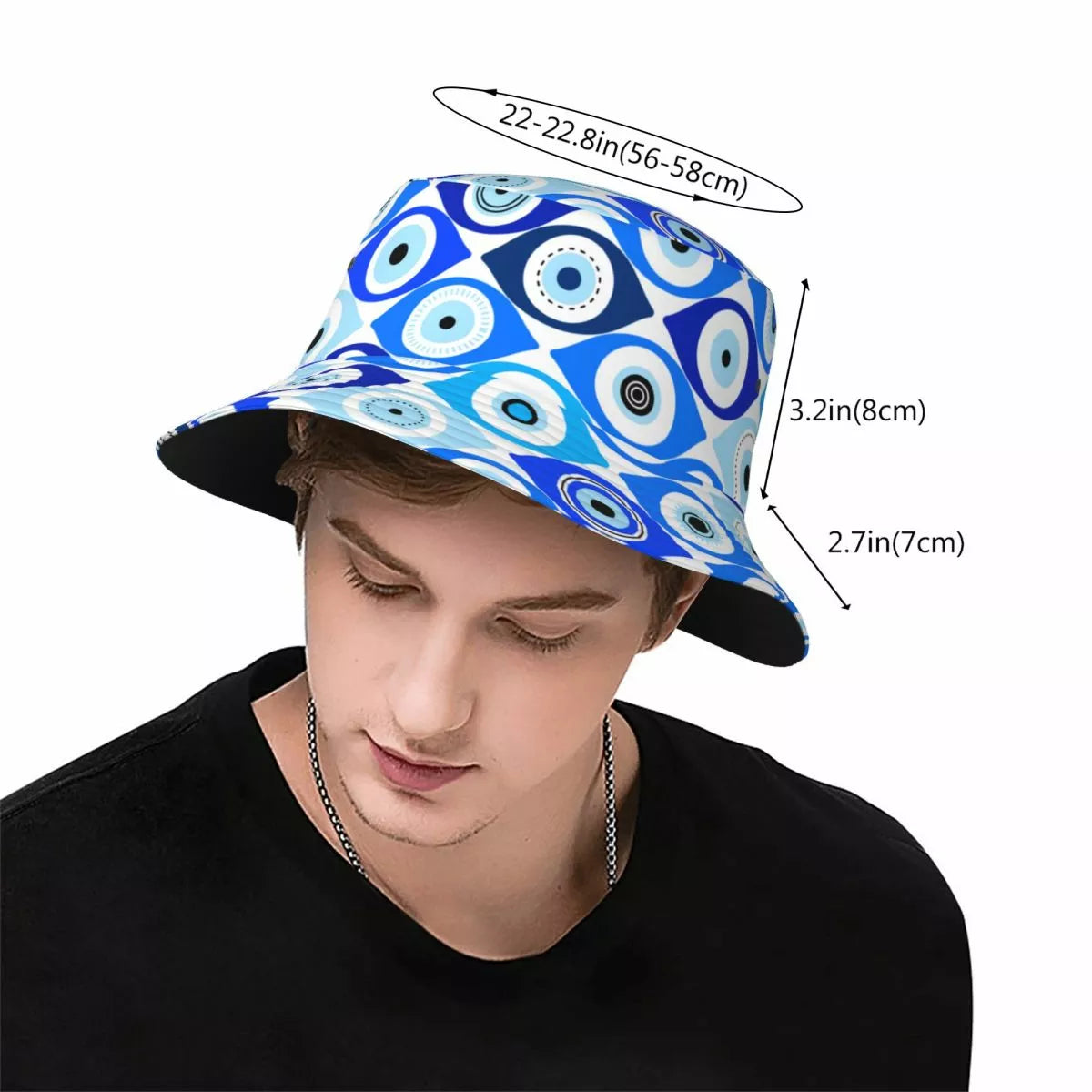 Nazar Eye Blue Bucket Hat