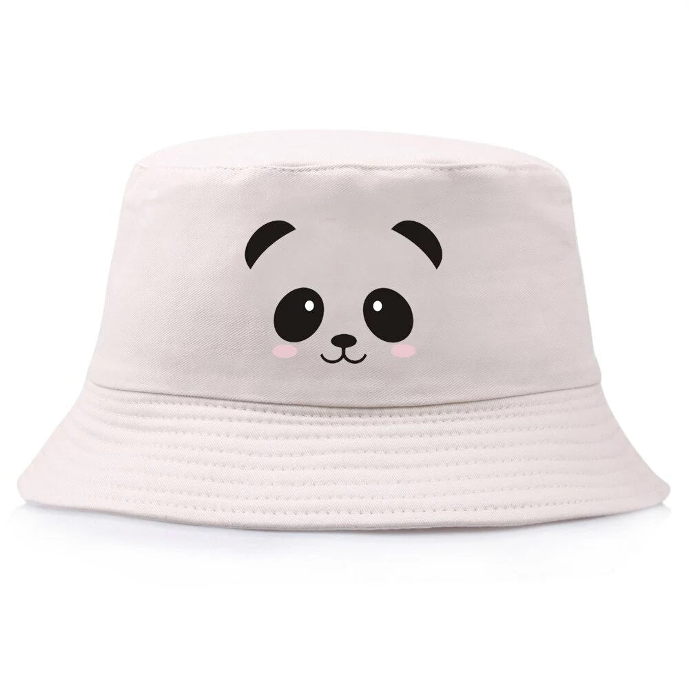 Panda Bear Cotton Bucket Hat