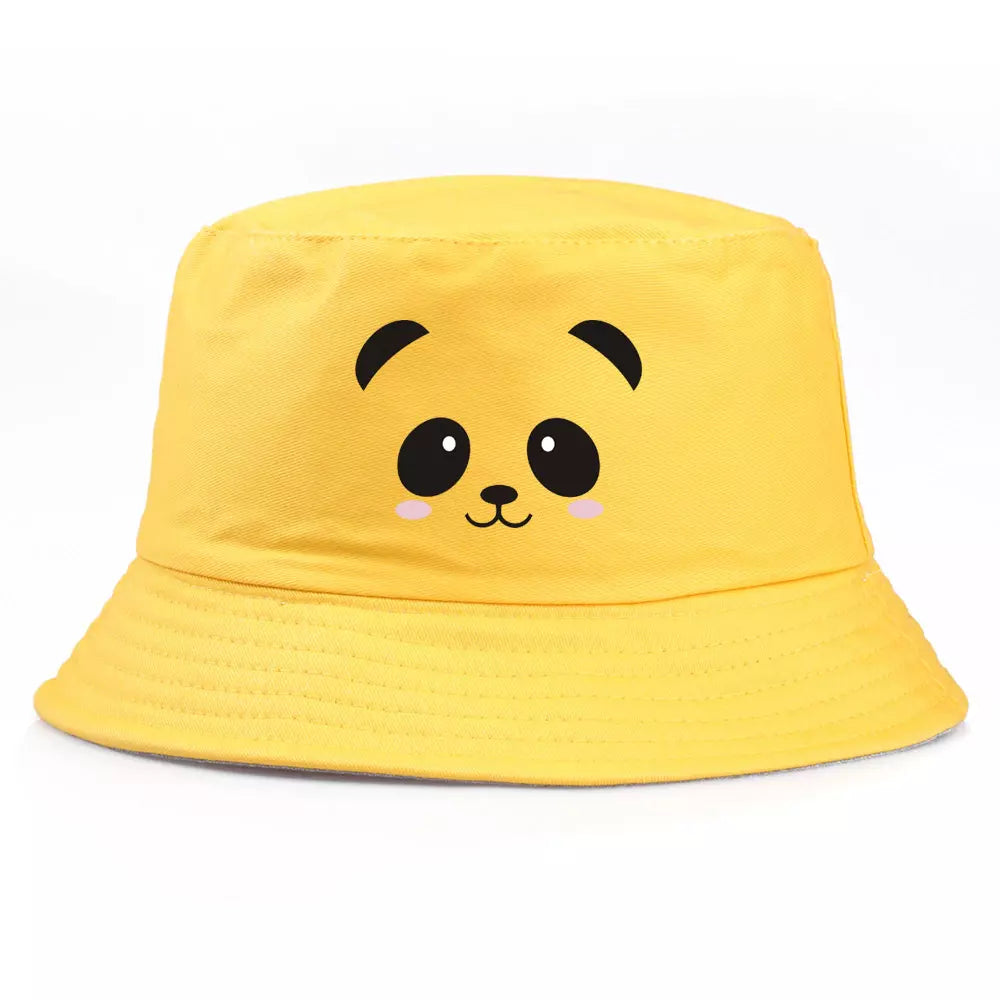 Panda Bear Cotton Bucket Hat