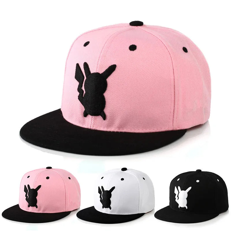 Pokemon-Anime-Vintage-Retro-Urban-Street-Winter-Summer-Men-Women-Plain-baseball-hat