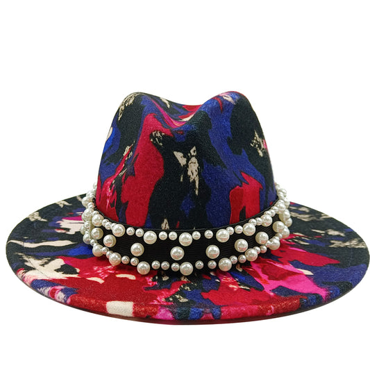 Psychedelic Abstract Fedora Hat