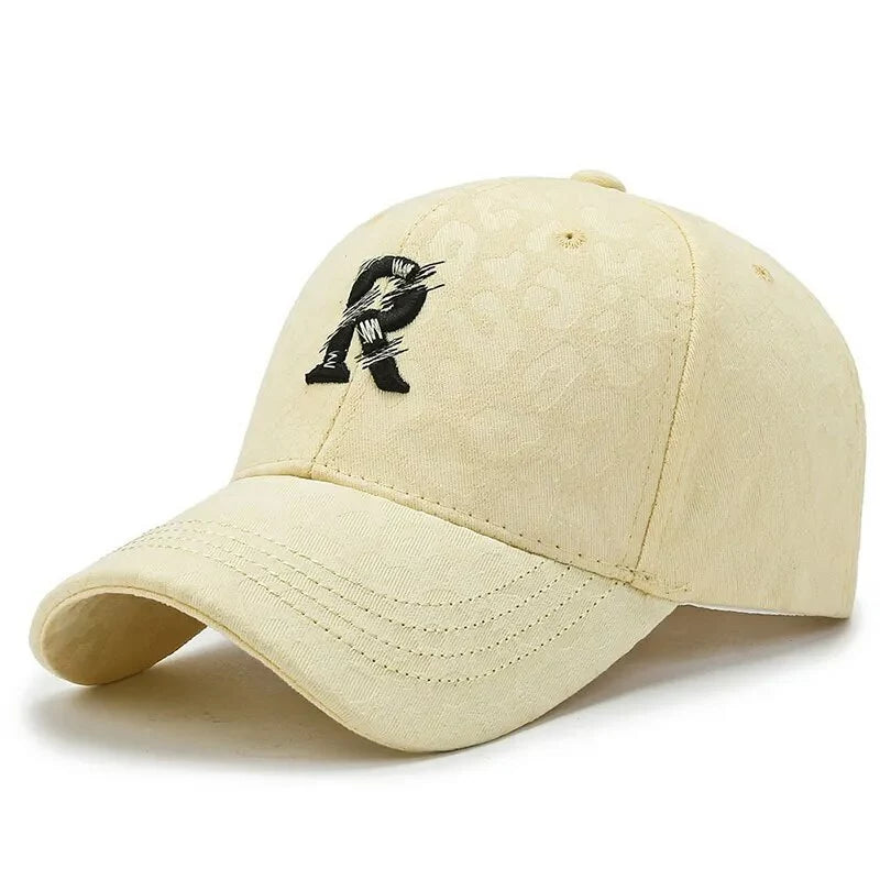 R Letter Baseball Cap