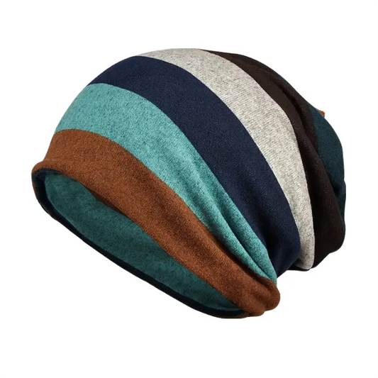 Raymond Snood Striped Beanie