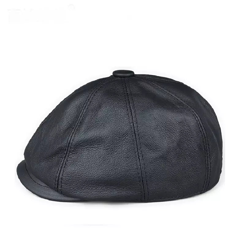 newsie-bakerboy-paperboy-cabbie-hat-vintage-cowhide