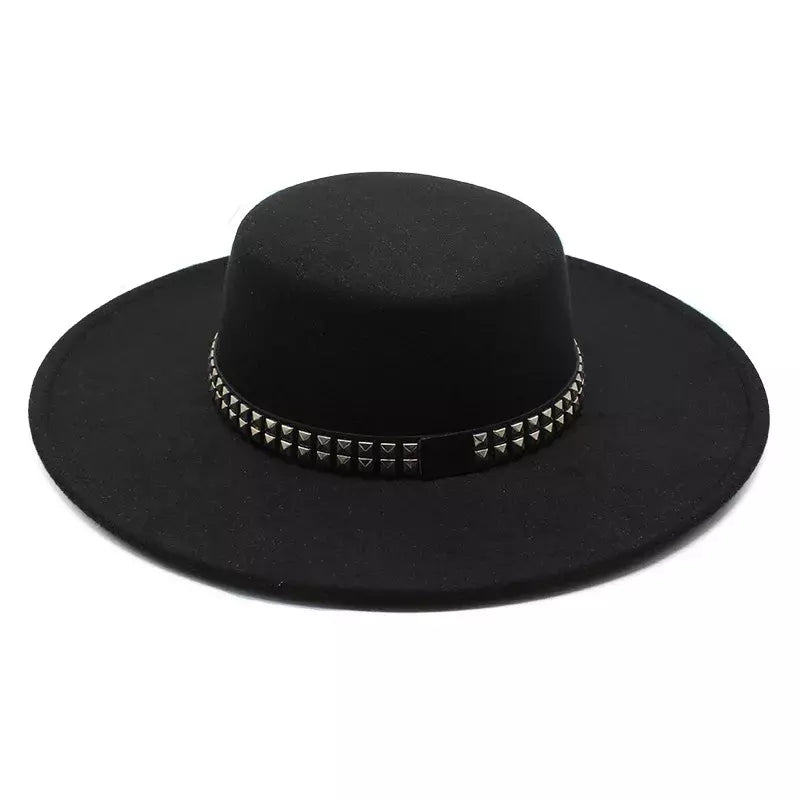 classic-metal-belt-retro-wide-brim-porkpie